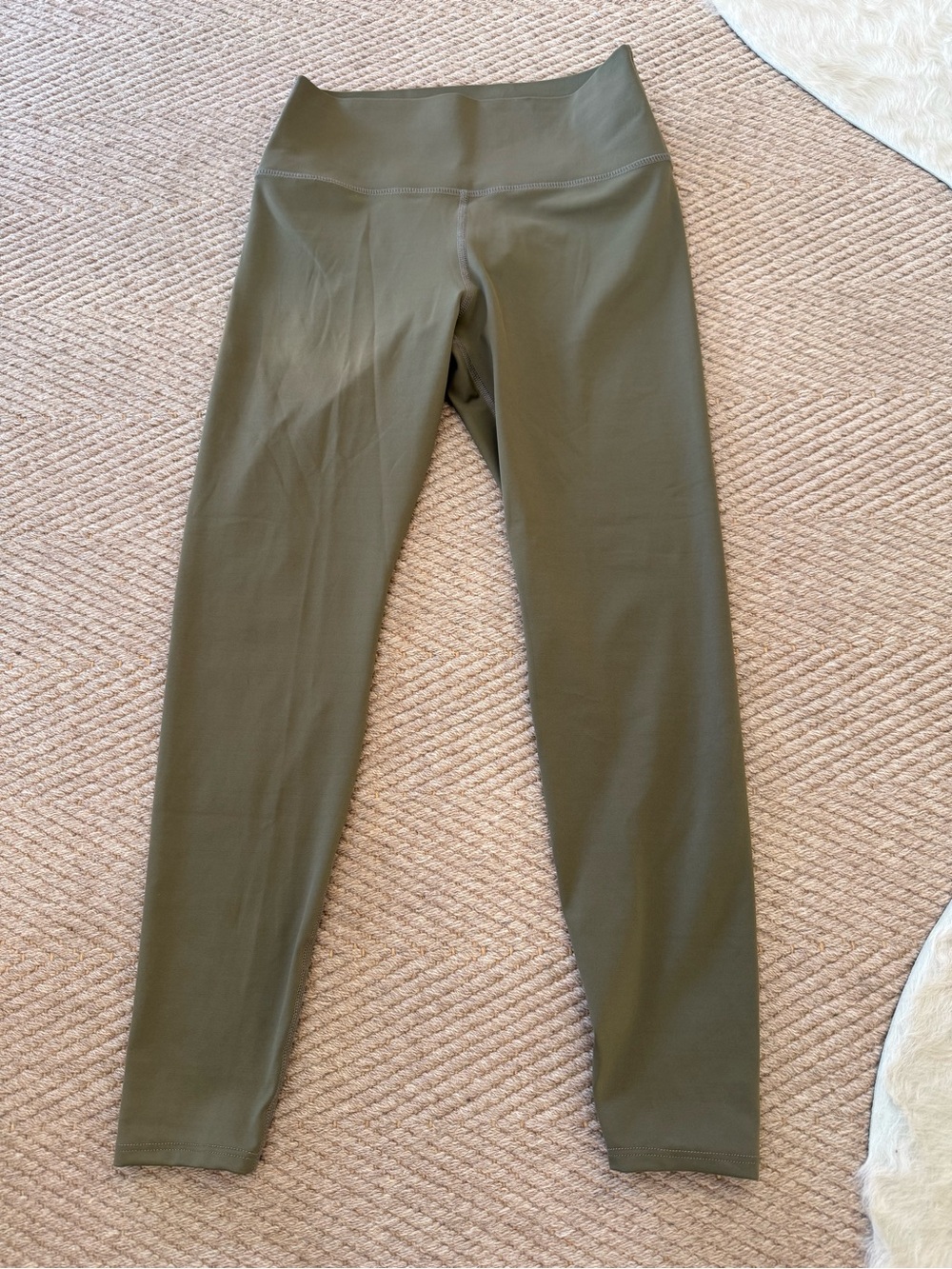 Women’s Olive Green High-Waist Leggings